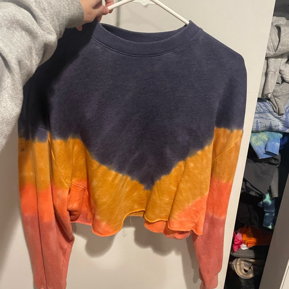 PINK cropped sweatshirt